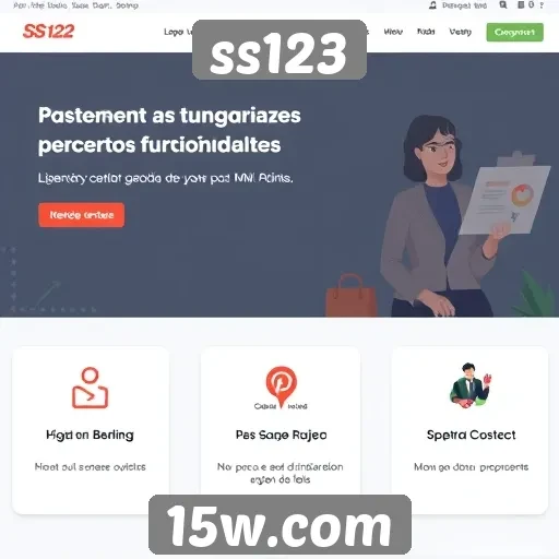 Análise das funcionalidades do site ss123